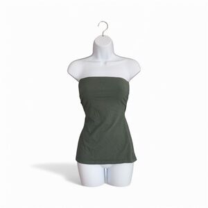 Mossimo Supply Co. Dark Green Strapless Camisole